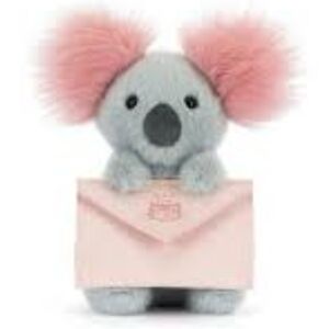 Jellycat KOALA with Message Soft & Plush 7.9x4.7x4.3" BNWT Authentic